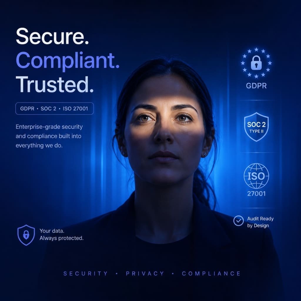 Secure compliant trusted compliance visual